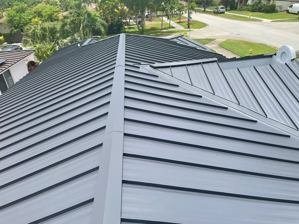 silver roof